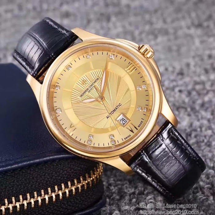 江詩丹頓 Vacheron Constantin 2019江詩丹頓經典款 瑞士2824機芯 防水深度50米 男士腕表  wssb4588